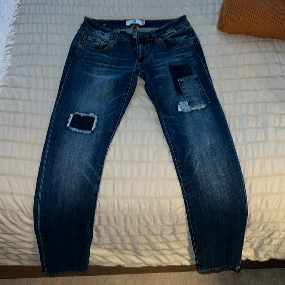 Cabi slim boyfriend jeans. Size Double zero, fits like a 2.